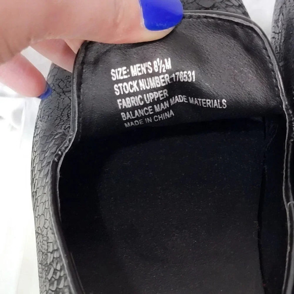 GIORGIO Brutini Black Slip On Loafer Driving Smoking Shoes Mens Business‎ 8.5 - Picture 12 of 14